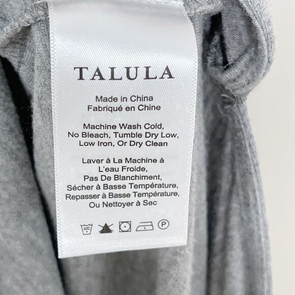 Aritzia Talula Gallatin Midi Racerback Dress Heather Gray Side Split Medium M - Picture 7 of 8